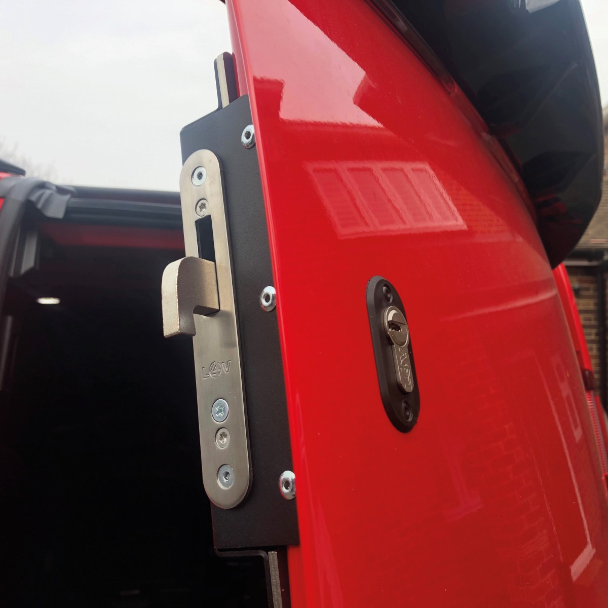 Locks4Vans Integrated van lock