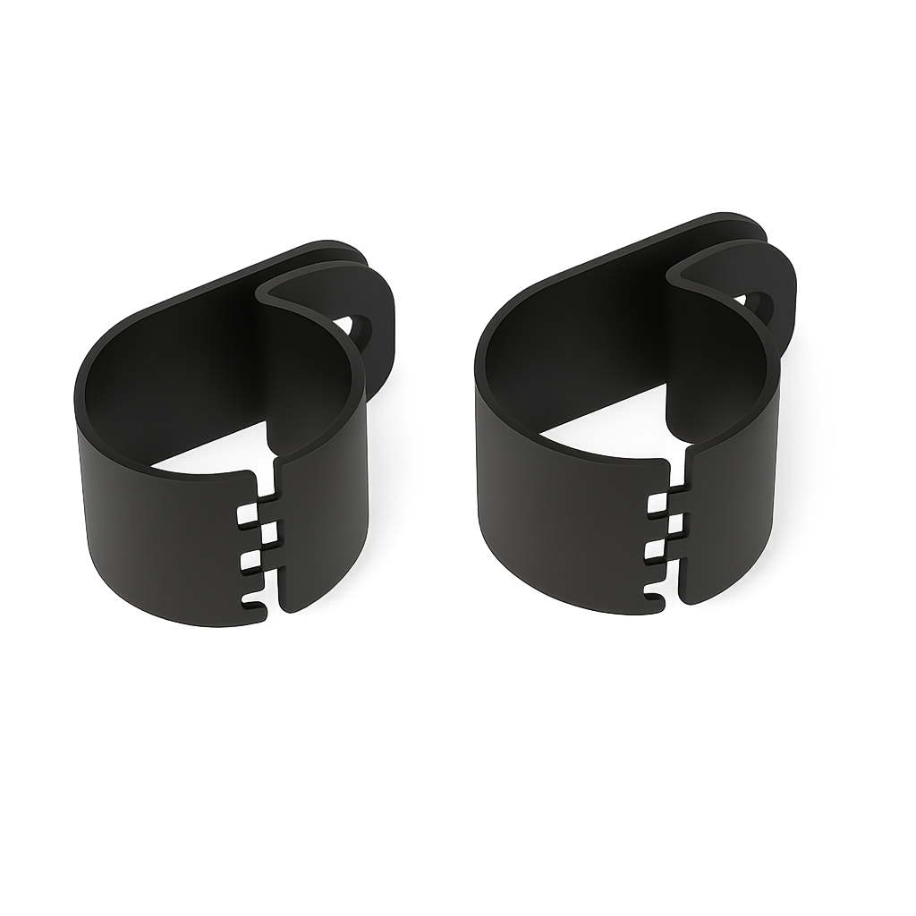 Lamp Bracket 76mm - Black Steel