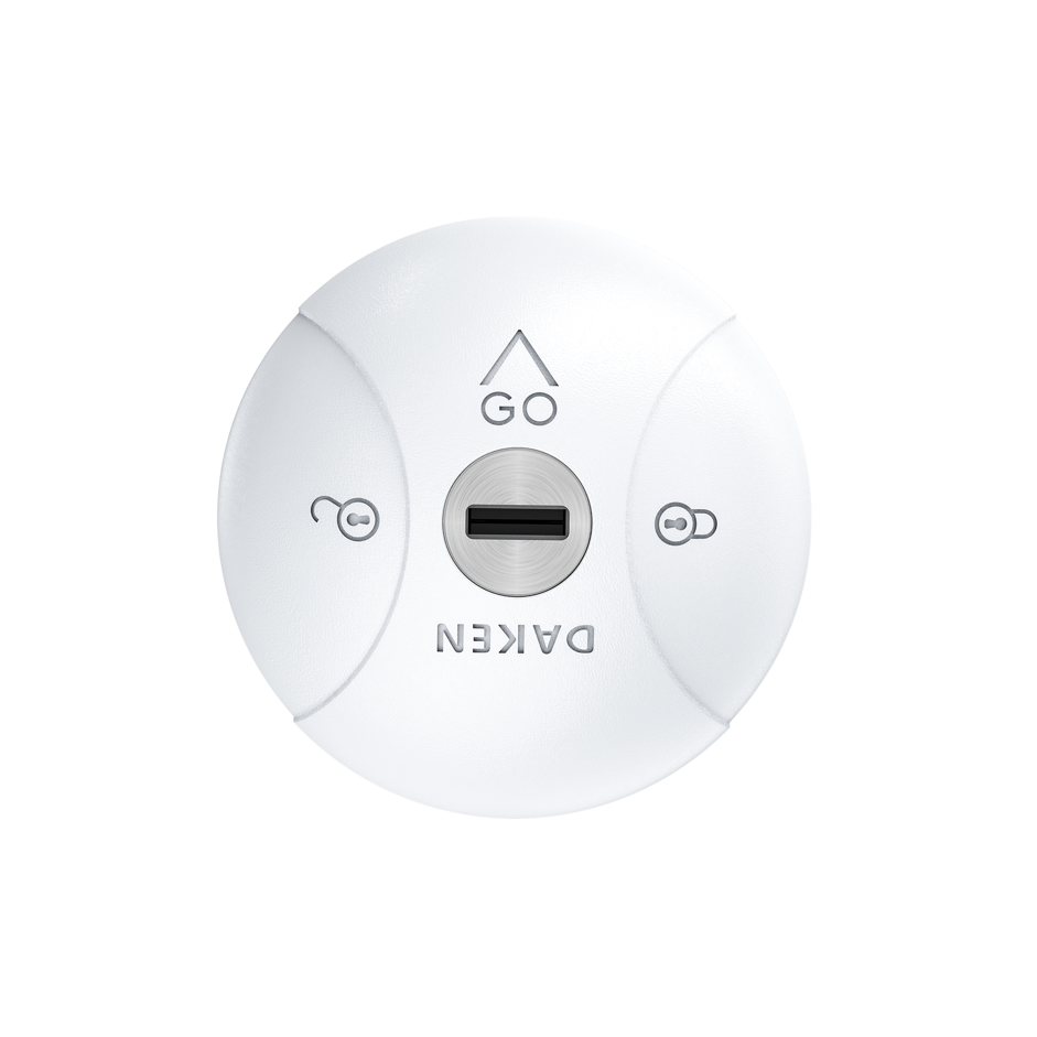 Daken - Saturn GO - Manual lock for van - White