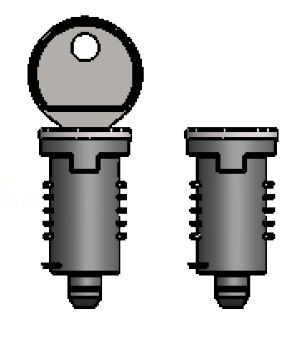 Kammbar lock and keys
